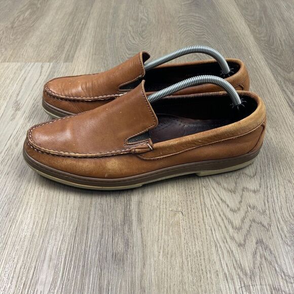 Allen Edmonds Loafers Shoes Mens Size 10.5 B Brown Leather Slip On Moc Toe main image 8